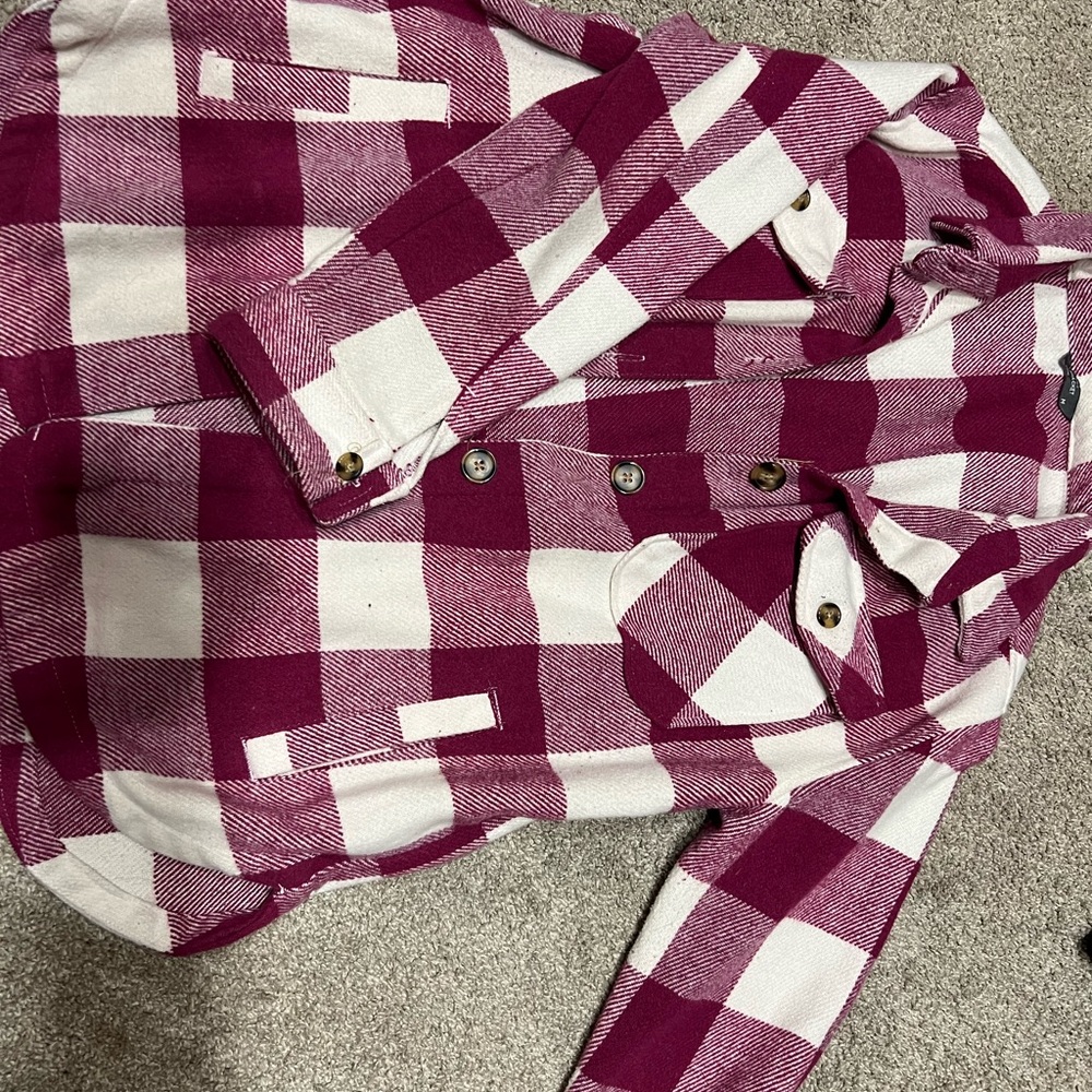 Plaid Women's Puffer Jacket